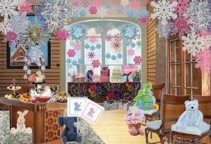 Olioboard Stagetecture Winter Baby Shower