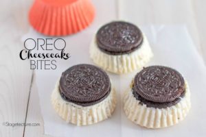 Oreo cheesckae bites recipes