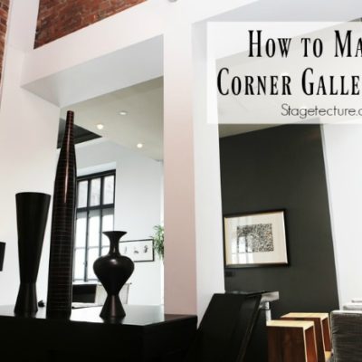 Decorating Ideas: Styling a Corner Gallery Wall
