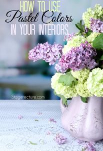 pastel colors home decorating