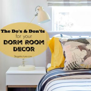 college dorm room decor tips
