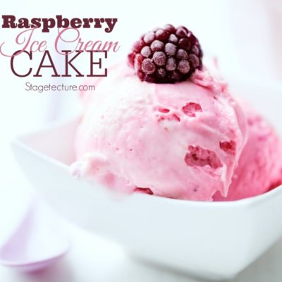 Labor Day Dessert: Raspberry Ice Cream Cake Recipe