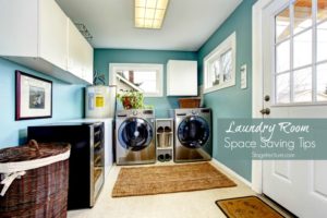 space saving laundry room
