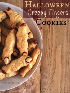 halloween cookies creepy fingers