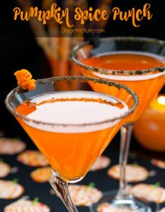 Halloween pumpkin spice punch
