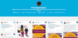 Stagetecture ThanksgivingStyle tagboard