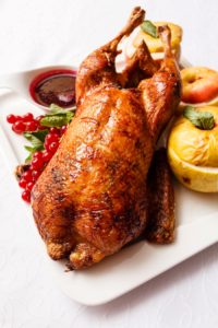 Baked Turkey Stuffed with Apples