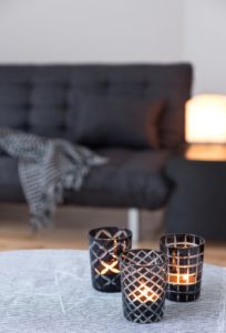 Etched Candle Holders