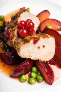 Pork Roast with Currant Sauce