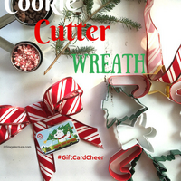 Give Creativity – #GiftCardCheer Cookie Cutter Wreath with Target