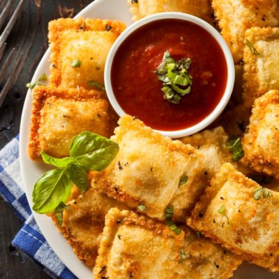 New Years Appetizer: Toasted Ravioli Recipe