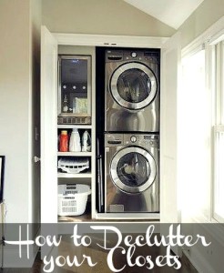 laundry room closet organization