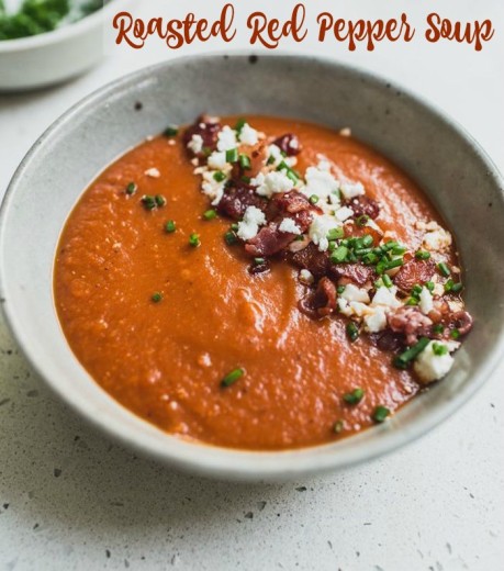 How to Make Vegan Roasted Red Pepper Soup Recipe