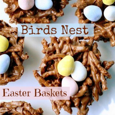How to Make Birds Nest Easter Baskets Desserts