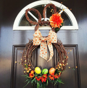grapevine easter bunny wreath