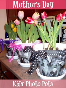 Mothers Day flower pot