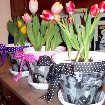 Mother’s Day Craft: Customized Photo Flower Pot