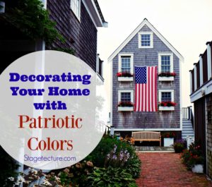 patriotic colors home decor