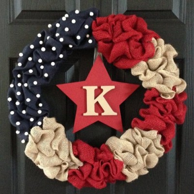 4th of July Decor: DIY Patriotic Wreath (Video)