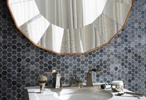 Hex, a stone mosaic
