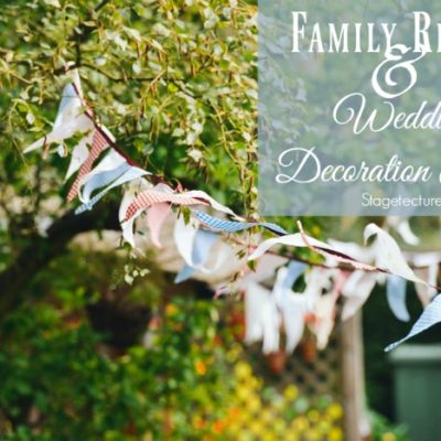 Family Reunion and Family Wedding Decorating Ideas