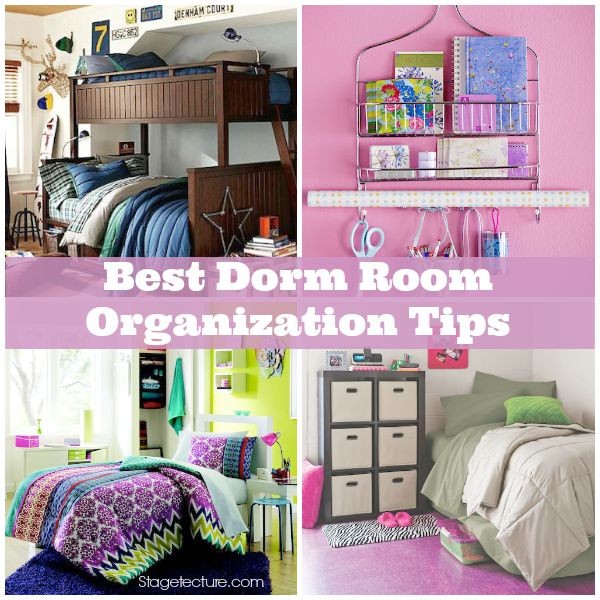 Round Up: 4 Best Dorm Room Organization Tips