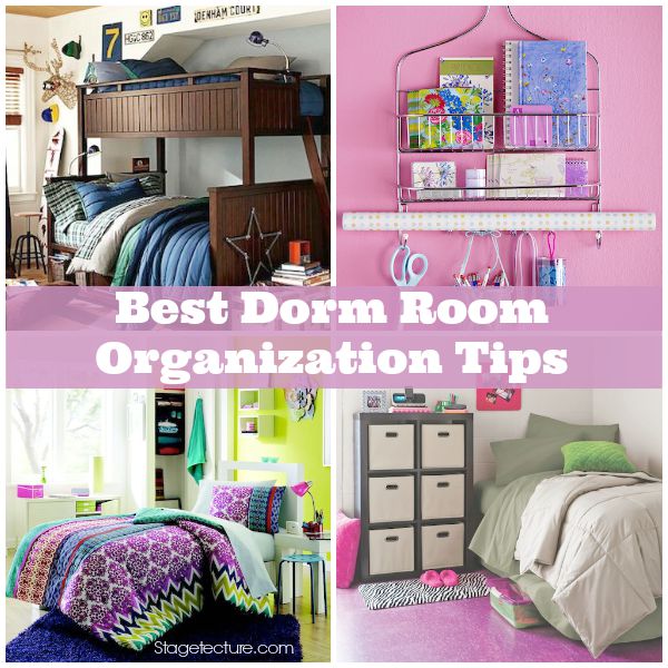 Simple College Dorm Organization Tricks
