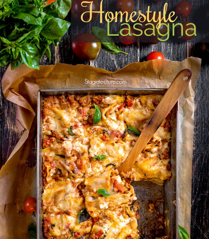 homestyle lasagna recipe