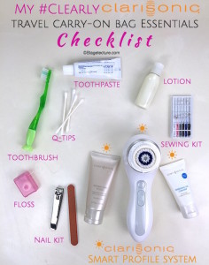 ClearlyClarisonic_Stagetecture Travel Checklist