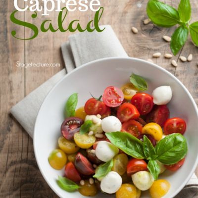 Summer Recipe: Easy Caprese Salad with Pasta