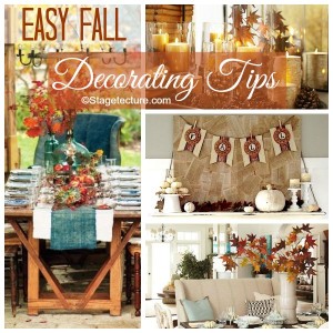 Stagetecture Easy Fall Decorating Tips