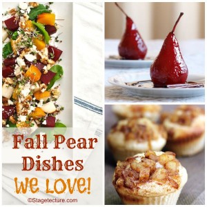 Stagetecture Fall Pear Dishes