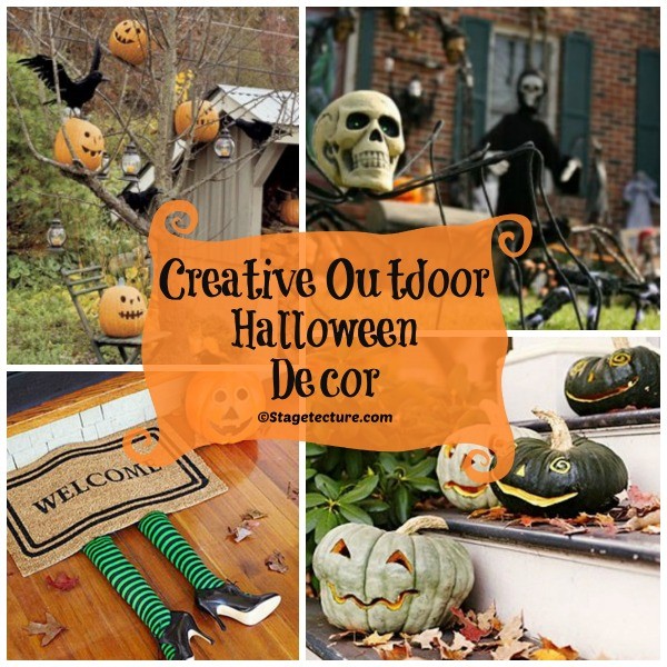 Round Up Ideas: Creative Outdoor Halloween Decor