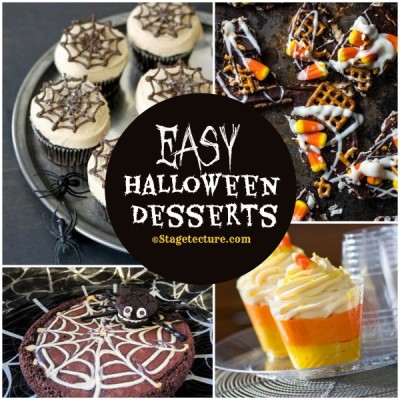 .Recipe Round Up: 5 Easy Halloween Desserts
