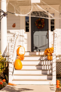 Halloween outdoor porch