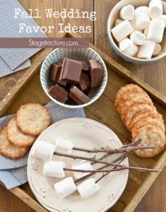 smores wedding favor kit ingredients
