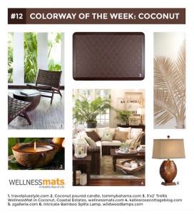 Coconut color WellnessMat