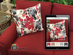 Color911 2 iPad in use - Red Couch Hampton House 1