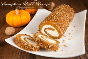Pumpkin roll dessert