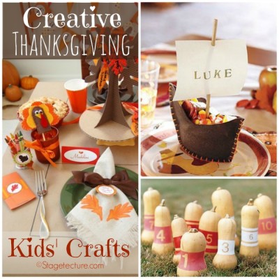 Round Up Ideas: Creative Thanksgiving Kids Crafts