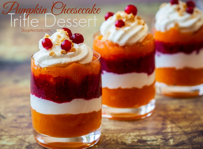 pumpkin cheesecake trifle dessert