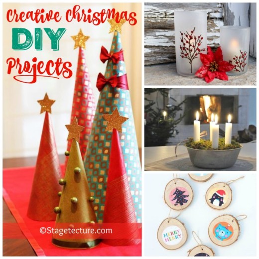 .Round Up Ideas: Creative Christmas DIY Projects