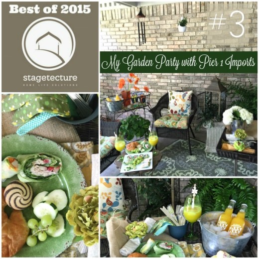 Best of 2015 – No 3 – My Garden Party with Pier 1 Imports