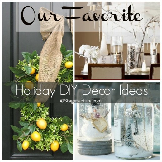 Home Round Up Ideas: Our Favorite DIY Holiday Decor