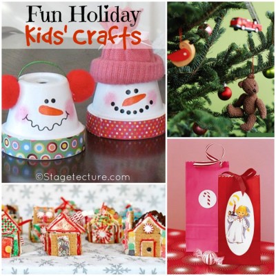 Round Up Ideas: 5 Fun Holiday Kids’ Crafts