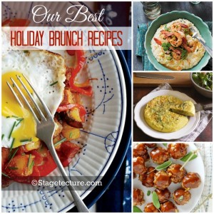 Stagetecture holiday brunch recipes roundup