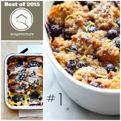 Best of 2015 – No 1 – Overnight Blueberry French Toast Casserole