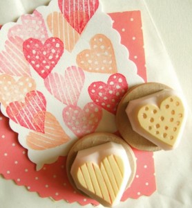 Valentines Day Ideas custom rubber stamps