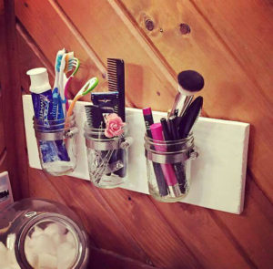 mason jar organizer