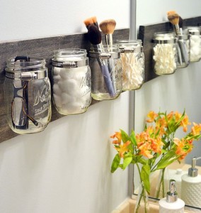 mason jars for home organization
